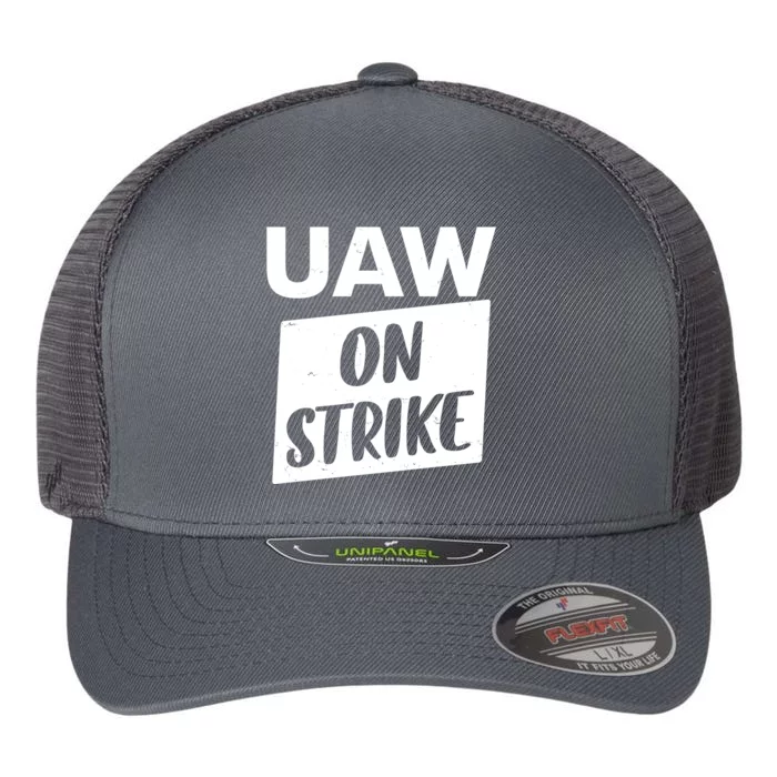 UAW On Strike United Auto Workers Strike Flexfit Unipanel Trucker Cap