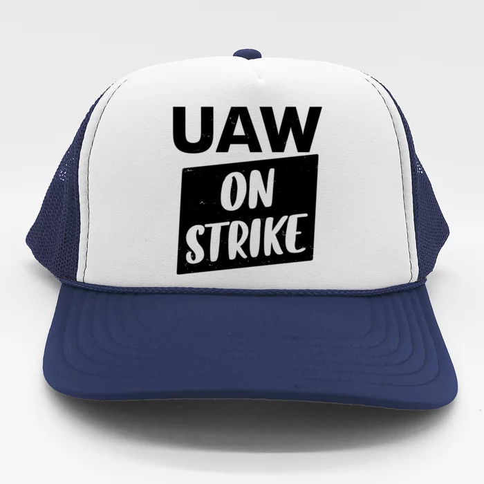 UAW On Strike United Auto Workers Strike Trucker Hat