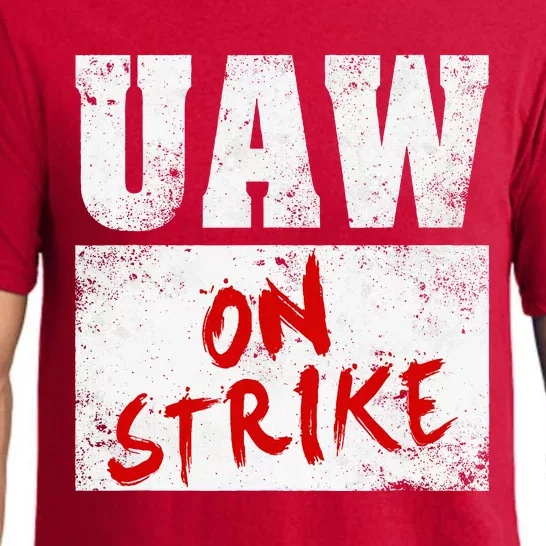 U.AW On Strike Red  United Auto Union Workers UAW Striking Pajama Set