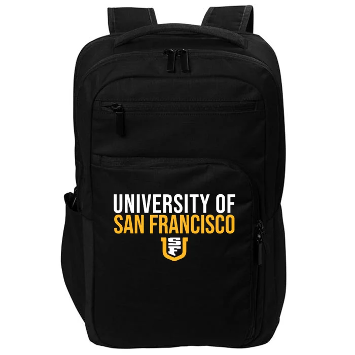 U.N.I.V.E.R.S.I.T.Y Of San Francisco Usf Dons Stacked Impact Tech Backpack