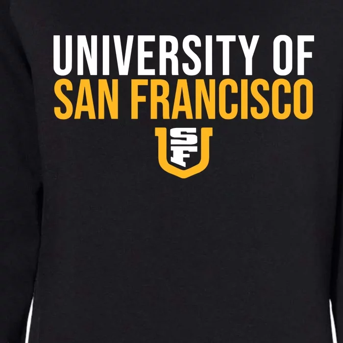 U.N.I.V.E.R.S.I.T.Y Of San Francisco Usf Dons Stacked Womens California Wash Sweatshirt