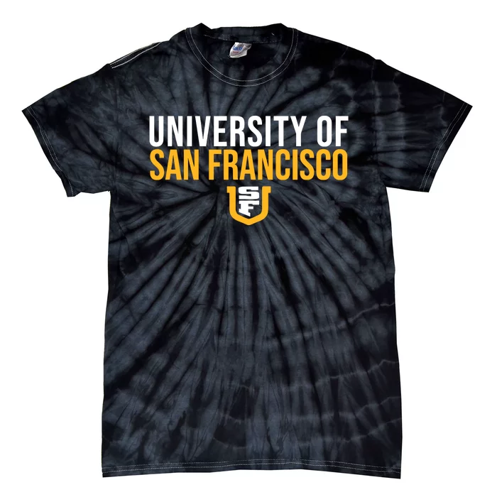 U.N.I.V.E.R.S.I.T.Y Of San Francisco Usf Dons Stacked Tie-Dye T-Shirt