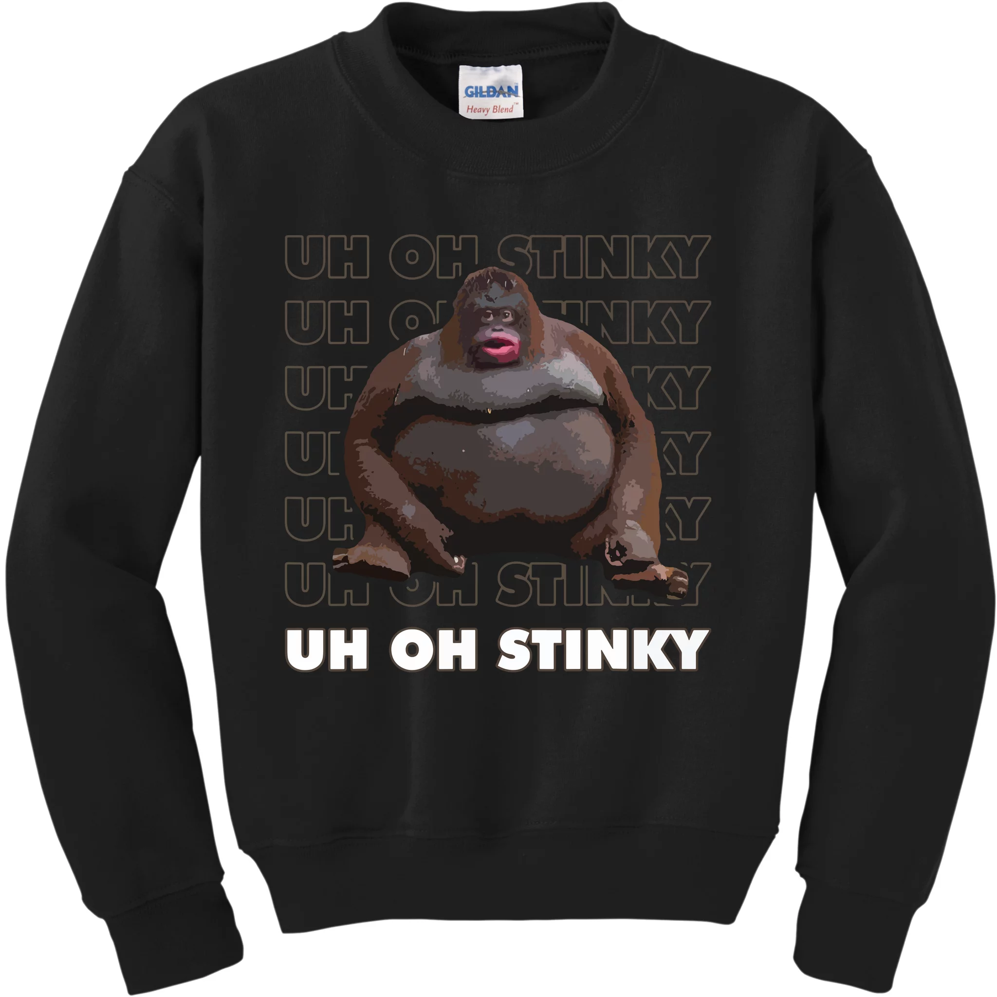 Uh Oh Stinky Poop Meme Funny Monkey Poster