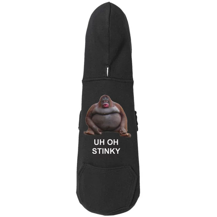 Uh Oh Stinky Poop Le Monke Meme Doggie 3-End Fleece Hoodie