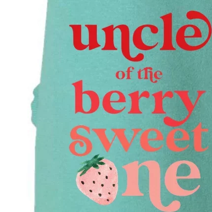 Uncle of the Berry Sweet One Strawberry First Birthday 1st Doggie 3-End Fleece Hoodie