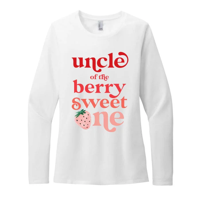 Uncle of the Berry Sweet One Strawberry First Birthday 1st Womens CVC Long Sleeve Shirt