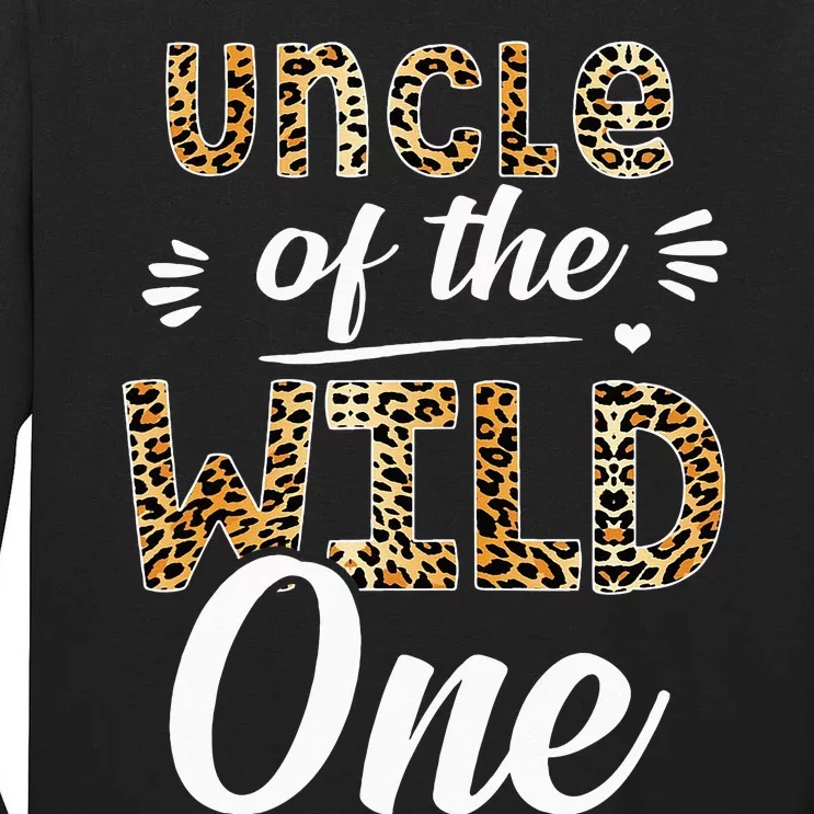 Uncle Of The Wild One Zoo Themed 1st Birthday Party Tall Long Sleeve T-Shirt