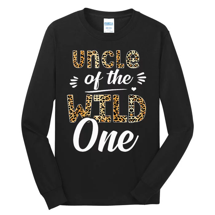 Uncle Of The Wild One Zoo Themed 1st Birthday Party Tall Long Sleeve T-Shirt