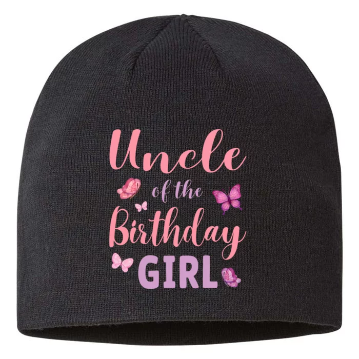 Uncle Of The Birthday Girl Butterfly Party 8 1/2in Sustainable Knit Beanie