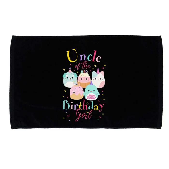 Uncle Of The Birthday Squish Squad Mallow Microfiber Hand Towel