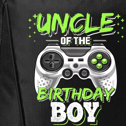 Uncle Of The Birthday Boy Matching Video Game Birthday Gift City Backpack