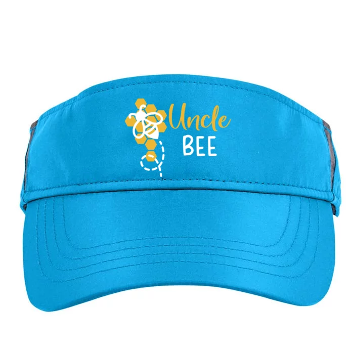 Uncle Of The Bee 1st Birthday Outfit First Bee Day Family Funny Gift Adult Drive Performance Visor