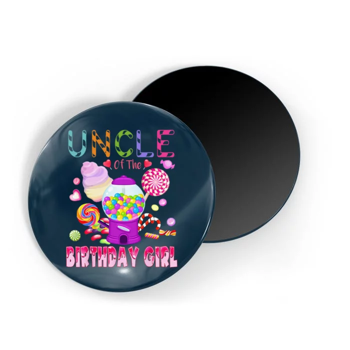 Uncle Of The Birthday Gifts Candy Land Candy Birthday Magnet