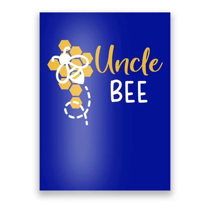 Uncle Of The Bee 1st Birthday Outfit First Bee Day Family Gift Poster