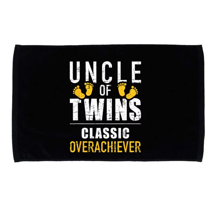 Uncle of twins classic overachiever Microfiber Hand Towel