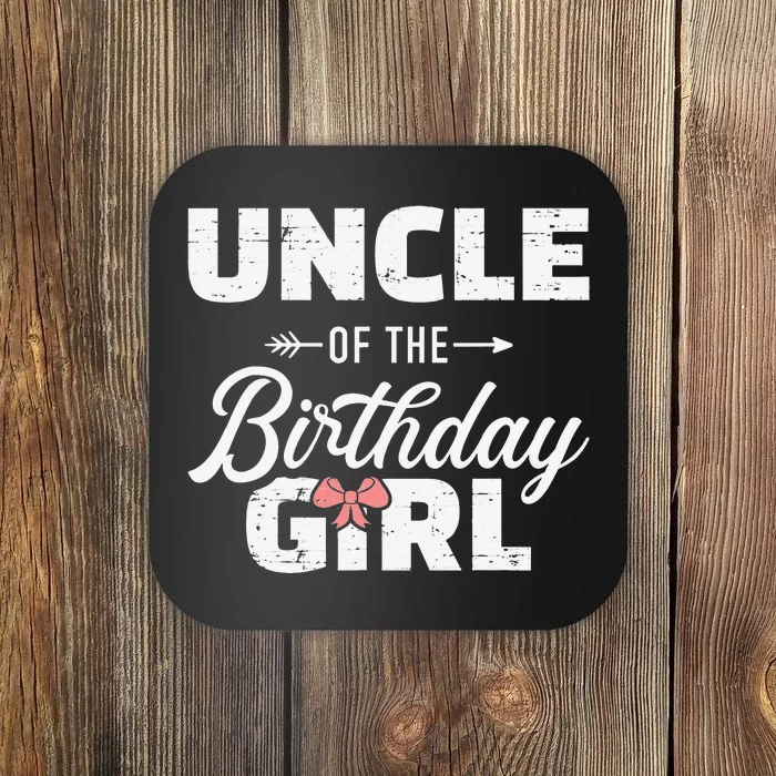 Uncle of the birthday daughter matching family Coaster