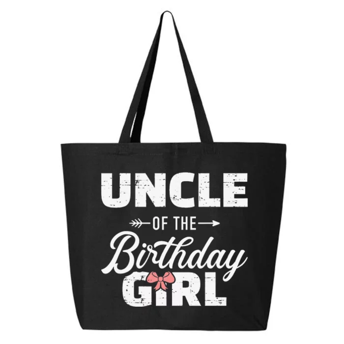 Uncle of the birthday daughter matching family 25L Jumbo Tote