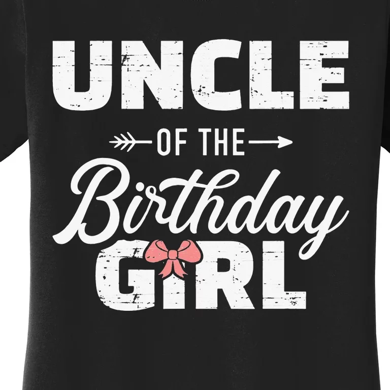 Uncle of the birthday daughter matching family Women's T-Shirt