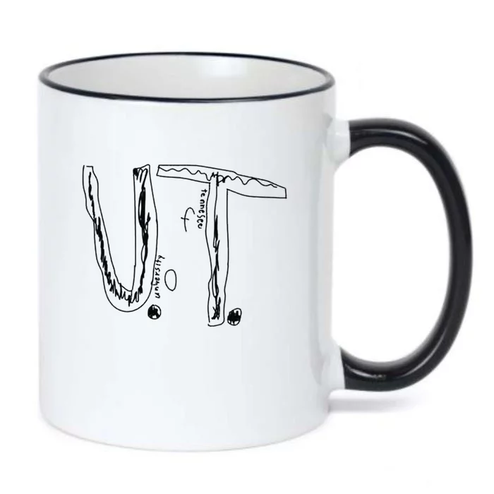 University Of Tennessee Black Color Changing Mug