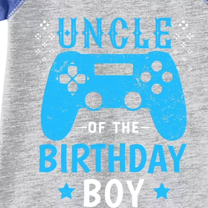 Uncle Of The Birthday Gift Video Gamer Uncle Birthday Gift Infant Baby Jersey Bodysuit