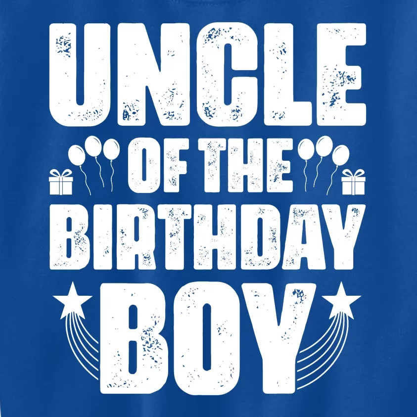 Uncle Of The Birthday Boy Celebration Kids Sweatshirt