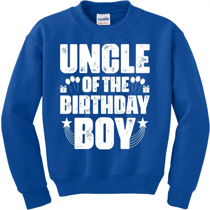 Uncle Of The Birthday Boy Celebration Kids Sweatshirt