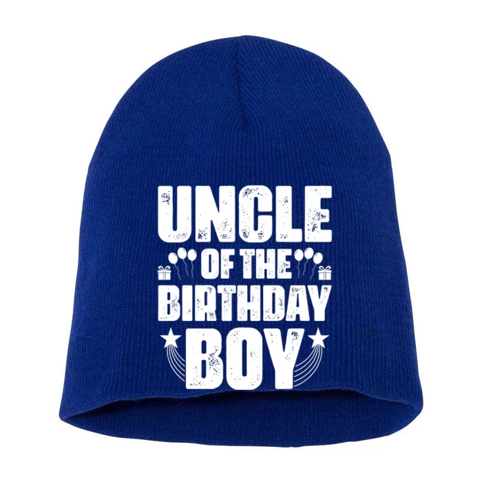 Uncle Of The Birthday Boy Celebration Short Acrylic Beanie