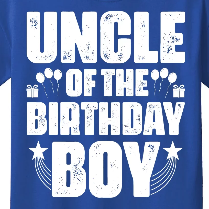 Uncle Of The Birthday Boy Celebration Kids T-Shirt