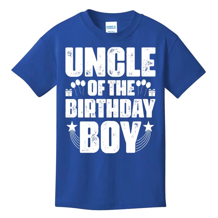 Uncle Of The Birthday Boy Celebration Kids T-Shirt