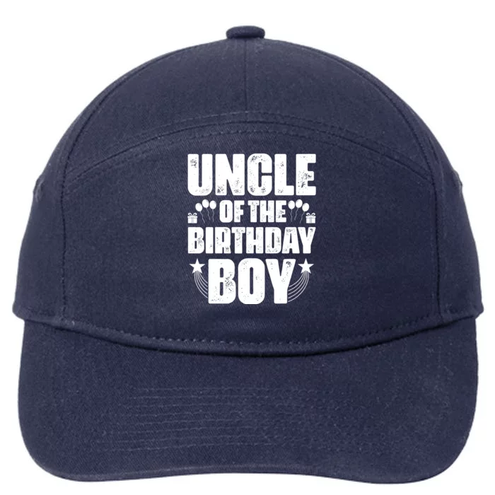 Uncle Of The Birthday Boy Celebration 7-Panel Snapback Hat