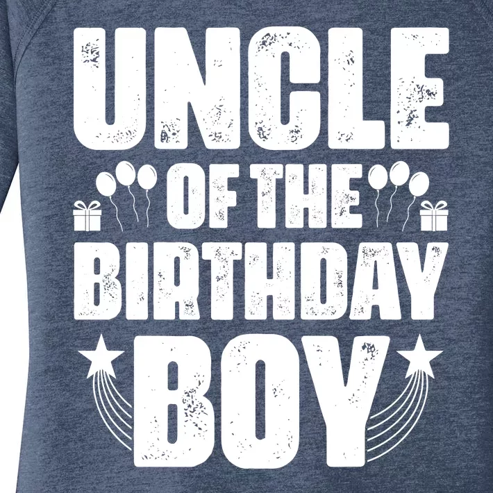 Uncle Of The Birthday Boy Celebration Women's Perfect Tri Tunic Long Sleeve Shirt