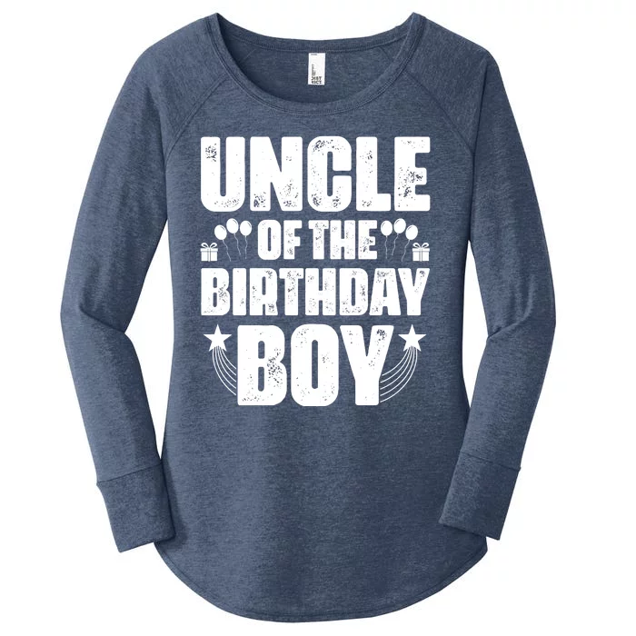 Uncle Of The Birthday Boy Celebration Women's Perfect Tri Tunic Long Sleeve Shirt