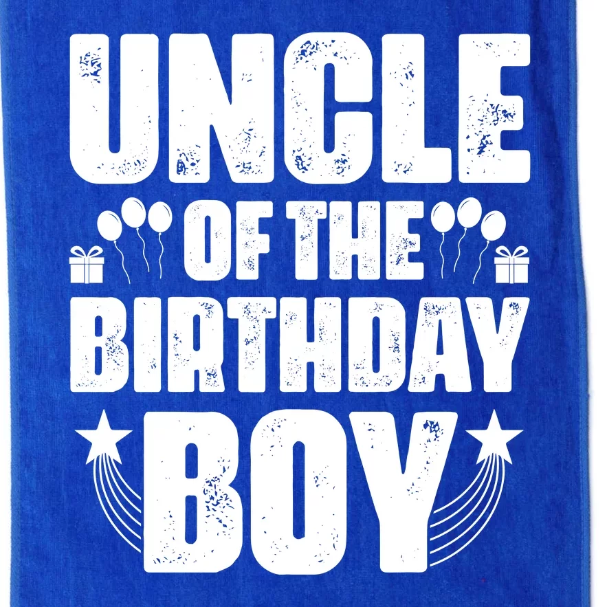 Uncle Of The Birthday Boy Celebration Platinum Collection Golf Towel