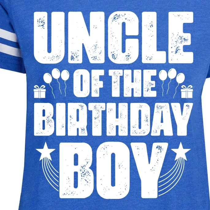 Uncle Of The Birthday Boy Celebration Enza Ladies Jersey Football T-Shirt