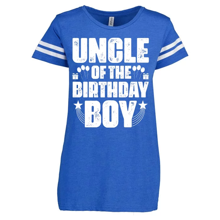 Uncle Of The Birthday Boy Celebration Enza Ladies Jersey Football T-Shirt