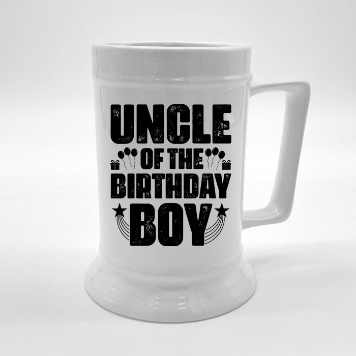 Uncle Of The Birthday Boy Celebration Front & Back Beer Stein