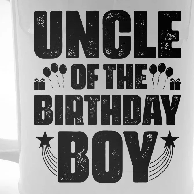 Uncle Of The Birthday Boy Celebration Front & Back Beer Stein