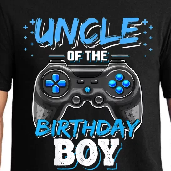 Uncle Of The Birthday Boy Matching Video Game Birthday Gift Pajama Set