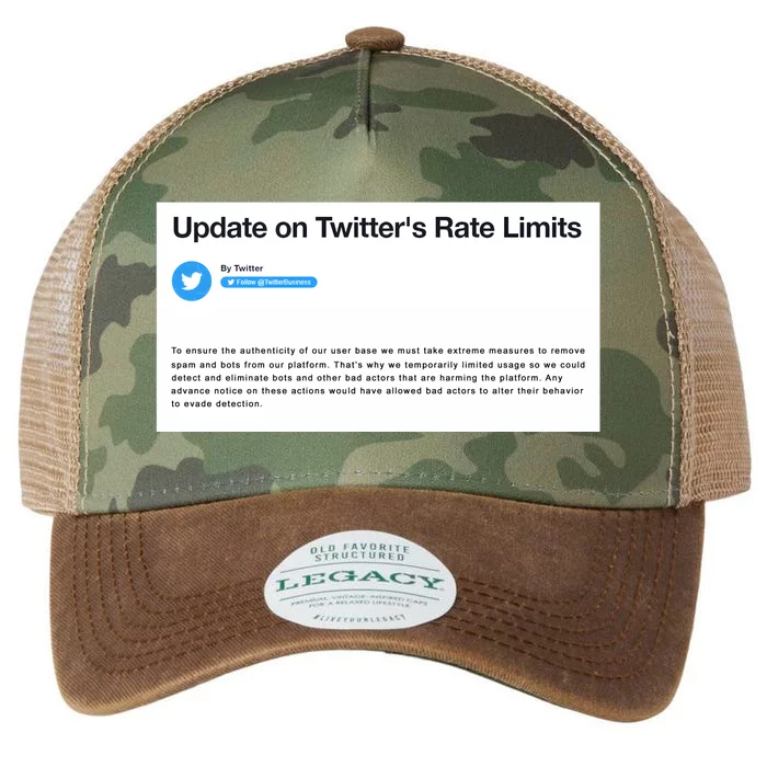 Update On Twitters Rate Limits Legacy Tie Dye Trucker Hat