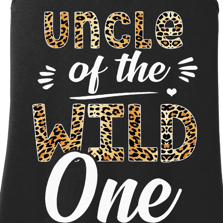 Uncle Of The Wild One Zoo Themed 1st Birthday Party Ladies Essential Tank