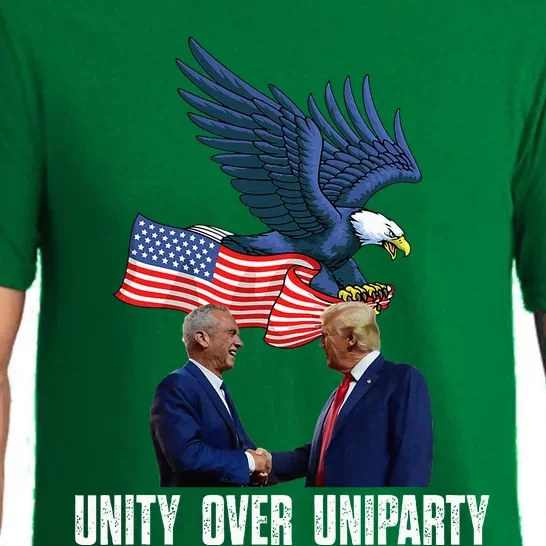 Unity Over Uniparty Trump 2024 Presidential Pajama Set