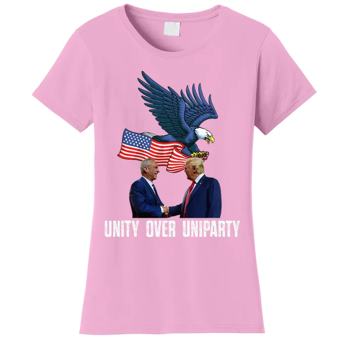 Unity Over Uniparty Trump 2024 Presidential Campaign Women's T-Shirt