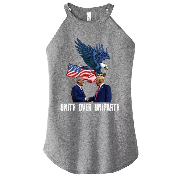 Unity Over Uniparty Trump 2024 Presidential Campaign Women’s Perfect Tri Rocker Tank