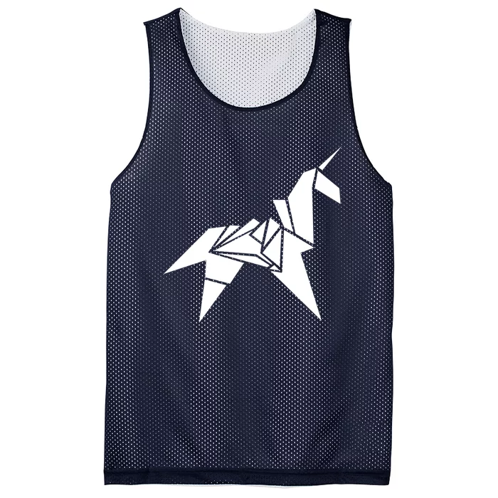 Unicorn Origami Mesh Reversible Basketball Jersey Tank