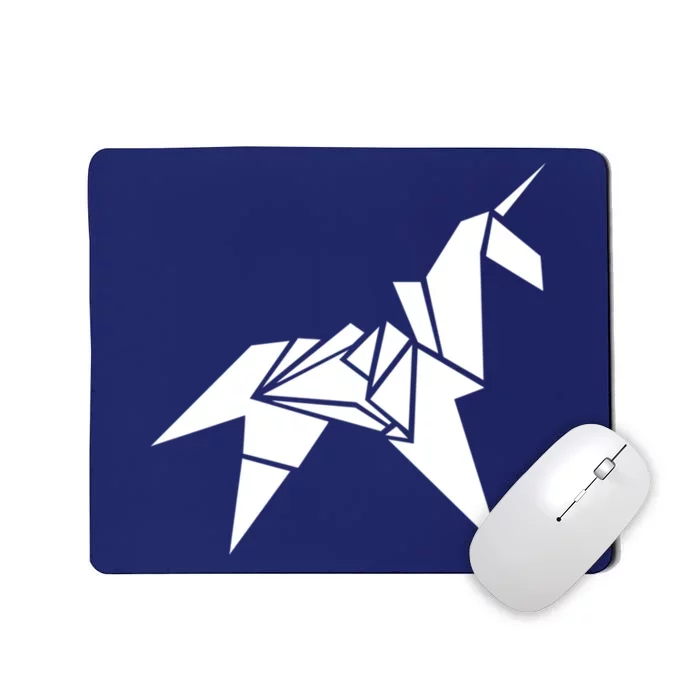 Unicorn Origami Mousepad