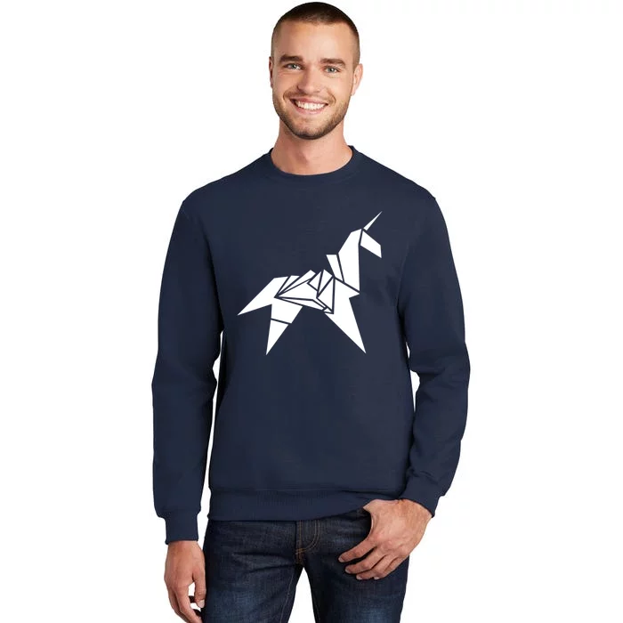 Unicorn Origami Tall Sweatshirt