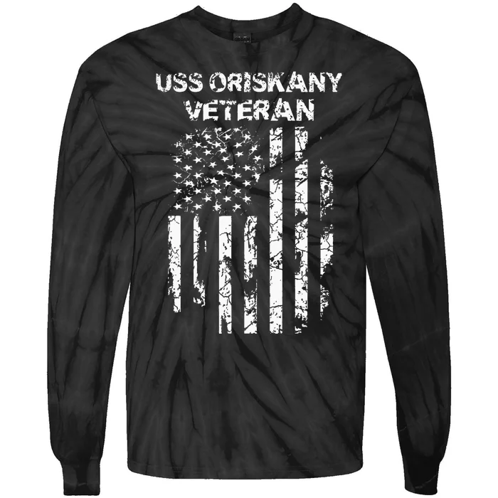 USS Oriskany Veteran Tie-Dye Long Sleeve Shirt