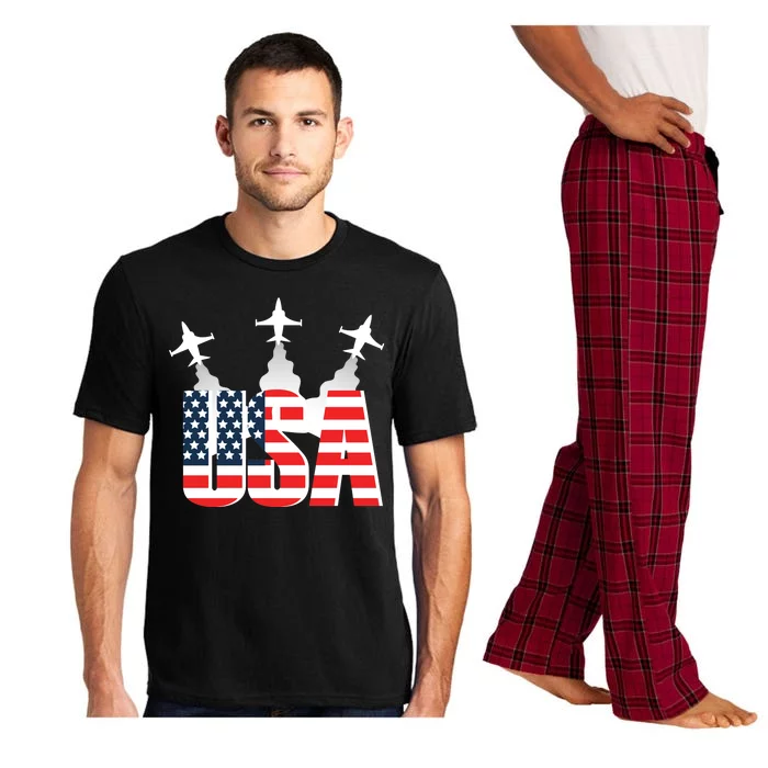 USA Pilot 4th Of July Patriotic Pajama Set