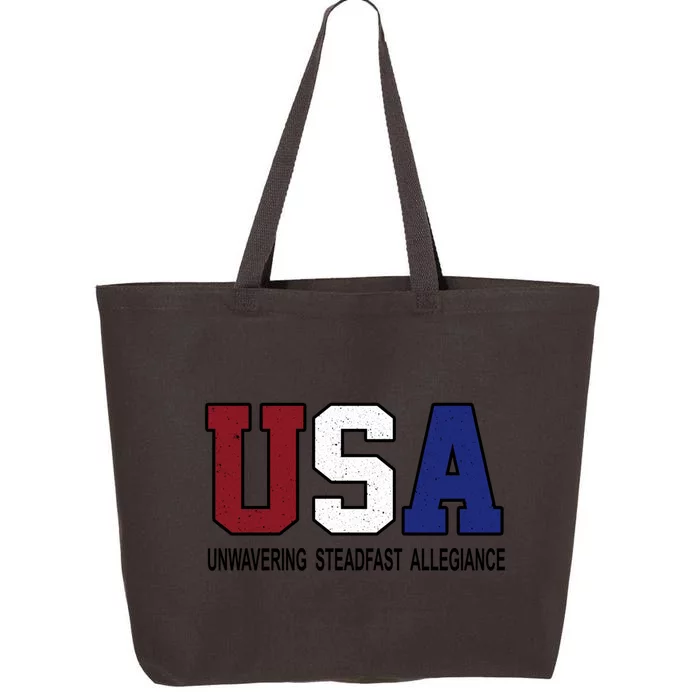 Usa Patriotic 4th Of July American Trump Conservative Funny Gift 25L Jumbo Tote