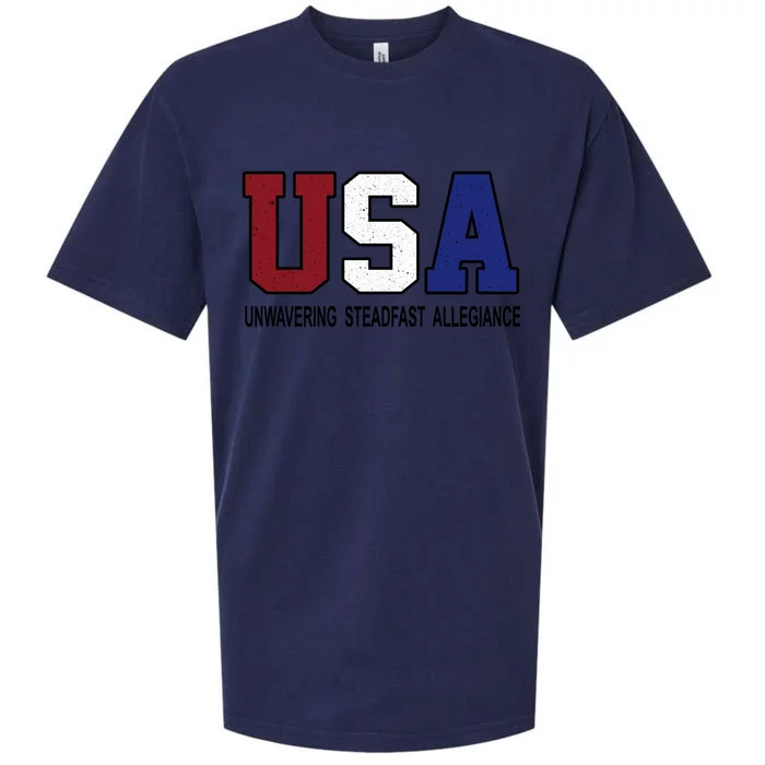 Usa Patriotic 4th Of July American Trump Conservative Funny Gift Sueded Cloud Jersey T-Shirt